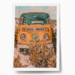 Poster VINTAGE PASTEL VAN 2