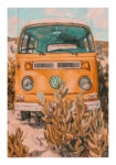 Poster VINTAGE PASTEL VAN 2