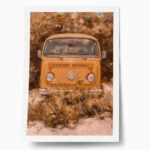 Poster VINTAGE PASTEL VAN
