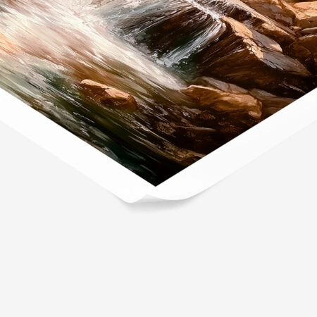 Poster VINTAGE PASTEL WATERFALL 5 - Vintage Posters Sticky 1