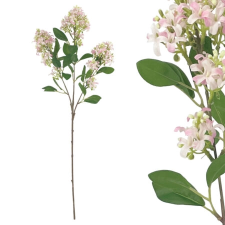 ΚΛΑΔΙ ΠΑΣΧΑΛΙΑ ΡΟΖ Χ3 ΑΝΘΗ - 70cm 24/168ΚΙΒ - Κασπω