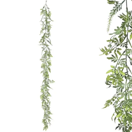ΓΙΡΛΑΝΤΑ ΠΡΑΣΙΝΑΔΑΣ ME ΛΕΥΚA ΑΝΘΑΚΙΑ - Υ150cm 3/36ΚΙΒ - Κασπω