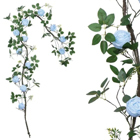 ΓΙΡΛΑΝΤΑ ΜΠΛΕ ΤΡΙΑΝΤΑΦΥΛΙΑΣ X12 ΑΝΘΗ - Υ240cm - 80/ΚΙΒ - Κασπω