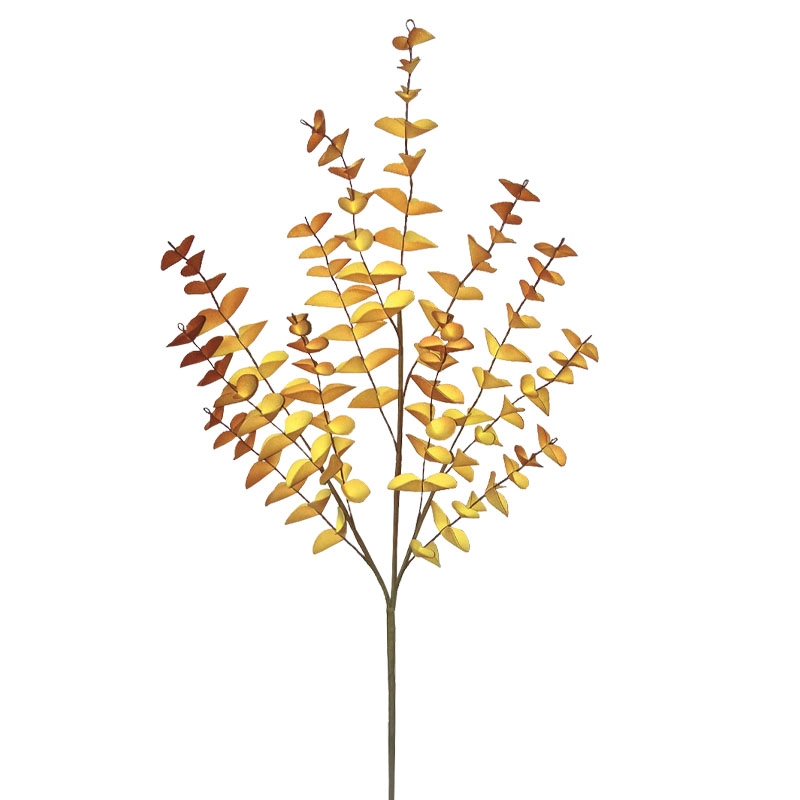 ΚΛΑΔΙ FOAM ΚΙΤΡΙΝΟ/ΚΑΦΕ ΦΥΛΛΑ ΧΩΝΑΚΙΑ - Υ77cm 12/120ΚΙΒ