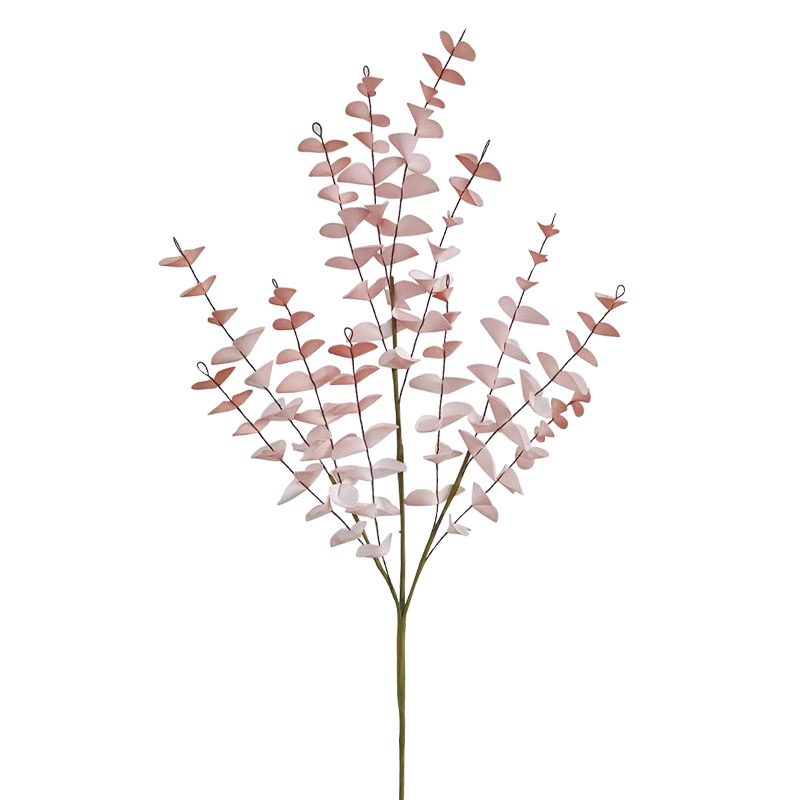 ΚΛΑΔΙ FOAM ΡΟΖ ΦΥΛΛΑ ΧΩΝΑΚΙΑ - Υ77cm 12/120ΚΙΒ