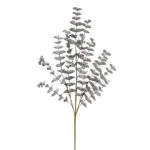 ΚΛΑΔΙ FOAM ΓΚΡΙ ΦΥΛΛΑ ΧΩΝΑΚΙΑ - Υ77cm 12/120ΚΙΒ