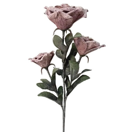 ΚΛΑΔΙ FOAM ΡΟΖ/ΜΩΒ ΠΙΤΣΙΛΩΤΟ Χ3 ΛΟΥΛΟΥΔΙΑ - Φ20x95cm 8/48KIB - Κασπω
