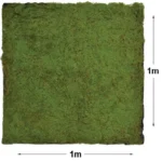 ΜΟΚΕΤΑ ΒΡΥΑ ΠΡΑΣΙΝΟ ΠΛΑΚΑΚΙ - 100x100cm 24/ΚΙΒ
