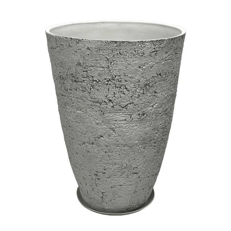STONE POLYRESIN ΚΑΣΠΩ ΜΕ ΠΙΑΤΟ ΓΚΡΙ ΦΘΑΡΜΕΝΟΣ ΒΡΑΧΟΣ ΜΕΓΑΛΟ - Φ51x71cm