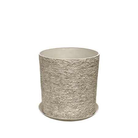 STONE POLYRESIN ΚΑΣΠΩ ΜΕ ΠΙΑΤΟ ΜΠΕΖ ΠΑΛΑΙΩΜΕΝΟ ΦΙΛΝΤΙΣΙ ΜΕΣΑΙΟ - Φ35x36cm - 
