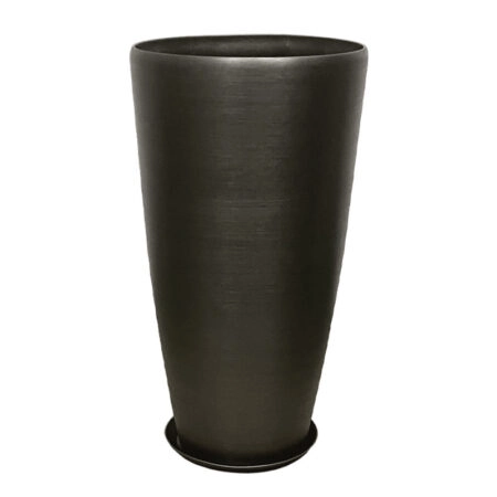 STONE POLYRESIN ΚΑΣΠΩ ΜΕ ΠΙΑΤΟ ΓΚΡΙ ΟΨΙΔΙΑΝΟY ΜΕΓΑΛΟ - Φ40x75.5cm - 
