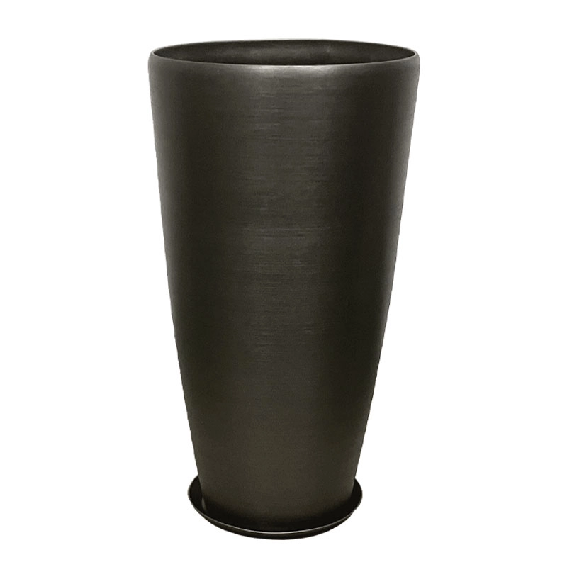 STONE POLYRESIN ΚΑΣΠΩ ΜΕ ΠΙΑΤΟ ΓΚΡΙ ΟΨΙΔΙΑΝΟY ΜΕΓΑΛΟ - Φ40x75.5cm