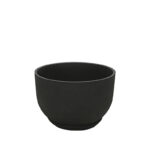 STONE POLYRESIN ΚΑΣΠΩ ΜΕ ΠΙΑΤΟ ΜΑΥΡΟ ΑΝΘΡΑΚΙ ΓΑΒΑΘΑ ΜΙΚΡΟ - Φ33x22cm