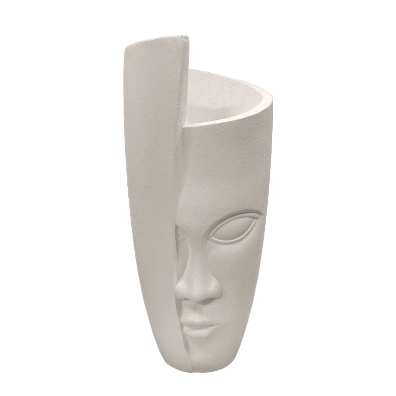 FIBERCLAY ΚΑΣΠΩ ΛΕΥΚΟ ΑΜΜΟΥ ΗΜΙΚΑΛΥΠΤΟΜΕΝO ΠΡΟΣΩΠΟ ΣΤΡΟΓΓΥΛΟ ΜΕΓΑΛΟ - Φ41x112cm 1/ΚΙΒ