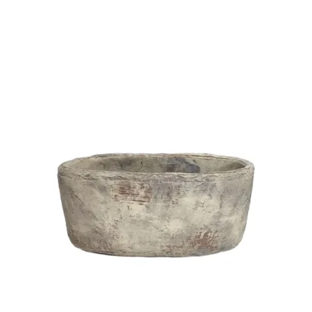 ΚΑΣΠΩ ΟΒΑΛ ΓΚΡΙ ΣΚΟΥΡΙΑΣ ΠΑΛΑΙΩΜΕΝΟ - Φ25x11cm 8/ΚΙΒ - Κασπω