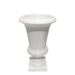 FIBERGLASS ΒΑΖΟ ΑΜΦΟΡΕΑΣ ΛΕΥΚΟ - Y57.5cm 1/KIB