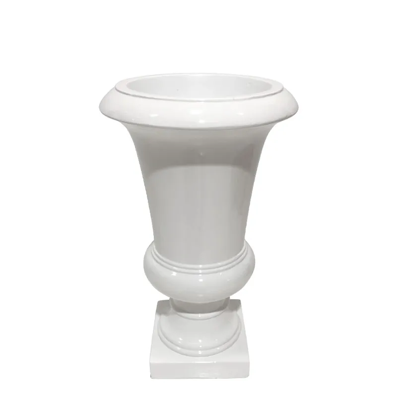FIBERGLASS ΒΑΖΟ ΑΜΦΟΡΕΑΣ ΛΕΥΚΟ - Y57.5cm 1/KIB