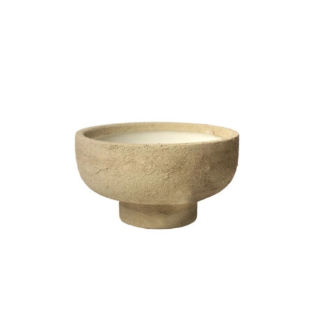 ΚΕΡΑΜΙΚΟ ΚΑΣΠΩ ΜΠΕΖ ΜΕ ΚΥΚΛΙΚΗ ΒΑΣΗ - Φ21x12cm 1/12ΚΙΒ - Κασπω