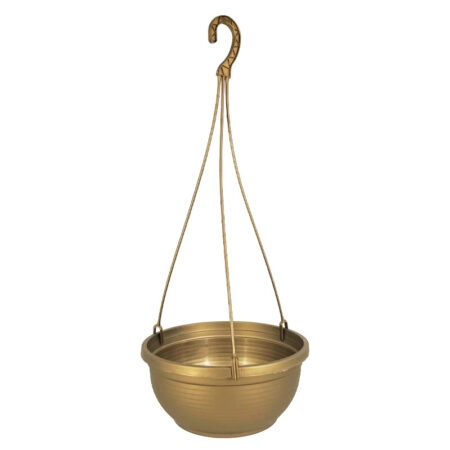 ΚΡΕΜΑΣΤΗ ΓΛΑΣΤΡΑ ΧΡΥΣΟ ΠΛΑΣΤΙΚΗ MISKA WISZACA - Φ22x11(50)cm 10/ΣΑΚ - Κασπω