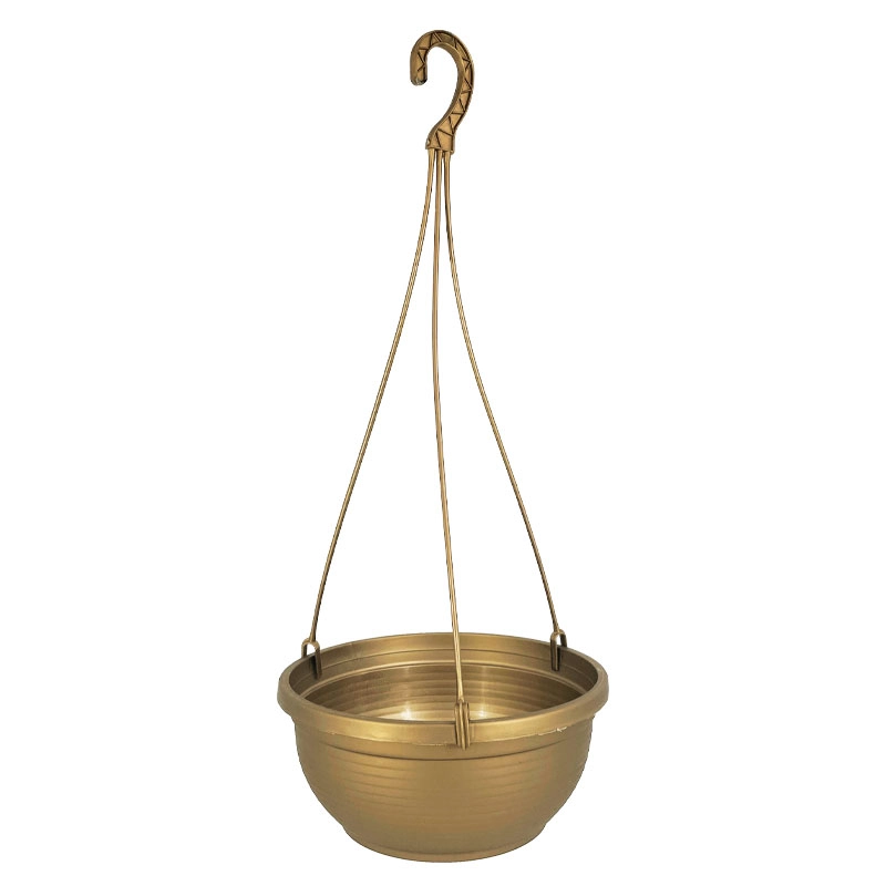 ΚΡΕΜΑΣΤΗ ΓΛΑΣΤΡΑ ΧΡΥΣΟ ΠΛΑΣΤΙΚΗ MISKA WISZACA - Φ22x11(50)cm 10/ΣΑΚ