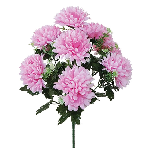 ΡΟΖ ΜΠΟΥΚΕΤΟ ΧΡΥΣΑΝΘΕΜΟ X9 Y45cm 18/72ΚΙΒ
