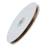 1/4  ΚΟΡΔΕΛΑ ΣΑΤΕΝ ΚΑΦΕ ΔΙΠΛΗΣ ΟΨΕΩΣ 50yd ΠΛΑΤΟΣ 6mm 100/ΚΙΒ.