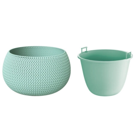 ΚΑΣΠΩ-ΓΛΑΣΤΡΑ (2 ΣΕ 1) ΜΕΝΤΑ ΣΤΡΟΓΓΥΛΟ SPLOFY BOWL Φ47.8x30cm 1/2ΚΙΒ - Κασπω Sticky 1