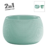 ΚΑΣΠΩ-ΓΛΑΣΤΡΑ (2 ΣΕ 1) ΜΕΝΤΑ ΣΤΡΟΓΓΥΛΟ SPLOFY BOWL Φ47.8x30cm 1/2ΚΙΒ