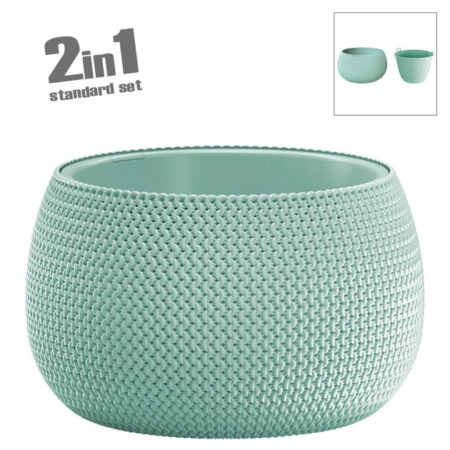 ΚΑΣΠΩ-ΓΛΑΣΤΡΑ (2 ΣΕ 1) ΜΕΝΤΑ ΣΤΡΟΓΓΥΛΟ SPLOFY BOWL Φ47.8x30cm 1/2ΚΙΒ - Κασπω