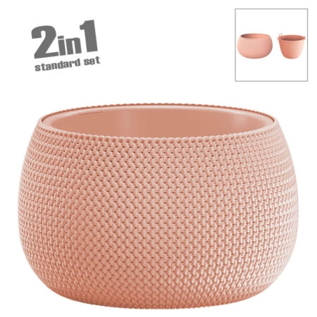 ΚΑΣΠΩ-ΓΛΑΣΤΡΑ (2 ΣΕ 1) ΣΟΜΟΝ ΣΤΡΟΓΓΥΛΟ SPLOFY BOWL Φ47.8x30cm 1/2ΚΙΒ - Κασπω