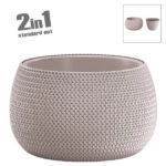 ΚΑΣΠΩ-ΓΛΑΣΤΡΑ (2 ΣΕ 1) ΜΟΚΚΑ ΣΤΡΟΓΓΥΛΟ SPLOFY BOWL Φ47.8x30cm 1/2ΚΙΒ