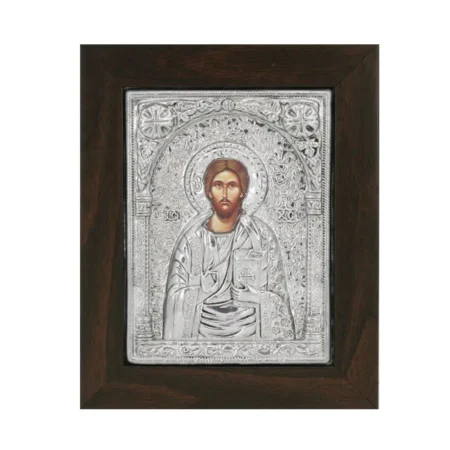 ΕΙΚΟΝΑ ΑΛΟΥΜΙΝΙΟΥ ΙΗΣΟΥΣ ΧΡΙΣΤΟΣ - 21x26cm - Κασπω