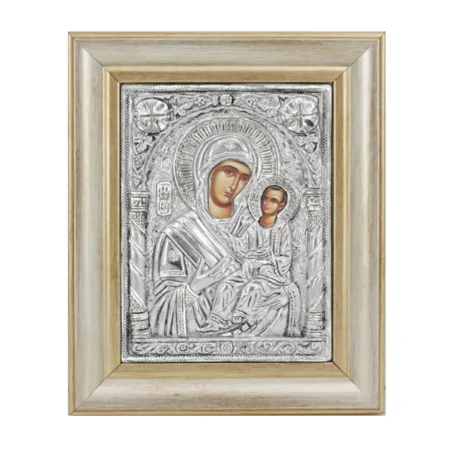 ΕΙΚΟΝΑ ΑΛΟΥΜΙΝΙΟΥ ΠΑΝΑΓΙΑ ΟΔΗΓΗΤΡΙΑ - 21.5x26.5cm - Κασπω