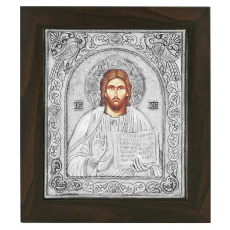 ΕΙΚΟΝΑ ΑΛΟΥΜΙΝΙΟΥ ΙΗΣΟΥΣ ΧΡΙΣΤΟΣ - 25x29cm - Κασπω