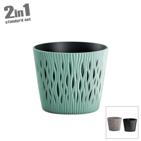 ΓΛΑΣΤΡΑ (2 ΣΕ 1) ΜΕΝΤΑ SANDY ROUND ΣΤΡΟΓΓΥΛΗ Φ15.8x13.8cm 10/80ΚΙΒ - Κασπω