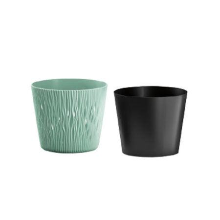 ΓΛΑΣΤΡΑ (2 ΣΕ 1) ΜΕΝΤΑ SANDY ROUND ΣΤΡΟΓΓΥΛΗ Φ18.9x16.5cm 10/60ΚΙΒ - Κασπω Sticky 1