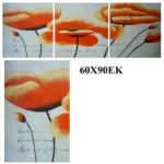 ΠΙΝΑΚΑΣ ΛΟΥΛΟΥΔΙA ΠΟΡΤΟΚΑΛΙ 60x90cm