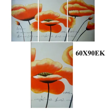 ΠΙΝΑΚΑΣ ΛΟΥΛΟΥΔΙA ΠΟΡΤΟΚΑΛΙ 60x90cm - Κασπω