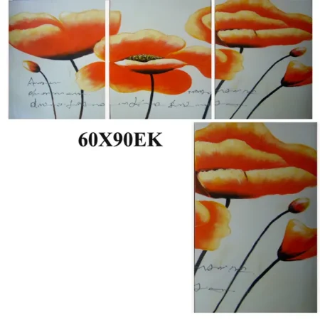 ΠΙΝΑΚΑΣ ΛΟΥΛΟΥΔΙA ΠΟΡΤΟΚΑΛΙ 60x90cm - Κασπω