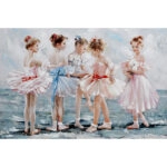 ΠΙΝΑΚΑΣ ΚΑΜΒΑΣ 5 ΜΙΚΡΕΣ ΜΠΑΛΑΡΙΝΕΣ 80x120x3cm 6/ΚΙΒ