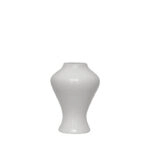 ΒΑΖΟ ΛΕΥΚΟ ΚΕΡΑΜΙΚΟ ΚΑΜΠΥΛΩΤΟ - 15.2x21.2cm 1/9ΚΙΒ