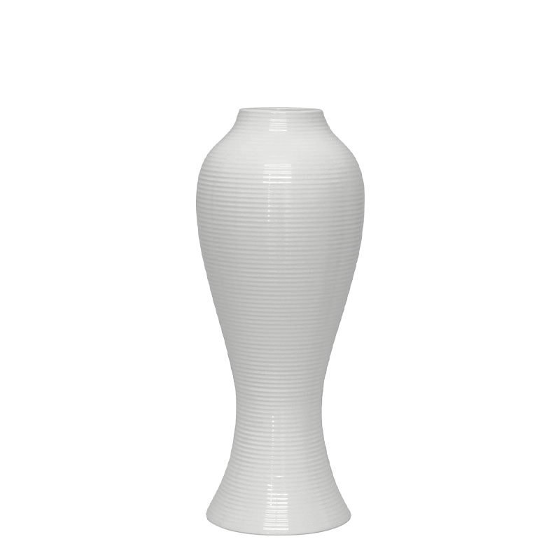 ΕΠΙΔΑΠΕΔΙΟ ΒΑΖΟ ΛΕΥΚΟ ΚΑΜΠΥΛΩΤΟ - 18.5x45.5cm 1/4ΚΙΒ