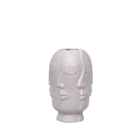 ΒΑΖΟ ΛΕΥΚΟ ΚΕΡΑΜΙΚΟ ΠΡΟΣΩΠΑ - 15.5x24.5cm 1/12ΚΙΒ - Κασπω