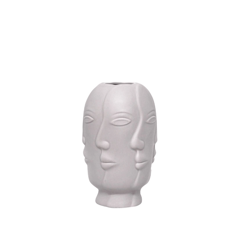ΒΑΖΟ ΛΕΥΚΟ ΚΕΡΑΜΙΚΟ ΠΡΟΣΩΠΑ - 15.5x24.5cm 1/12ΚΙΒ