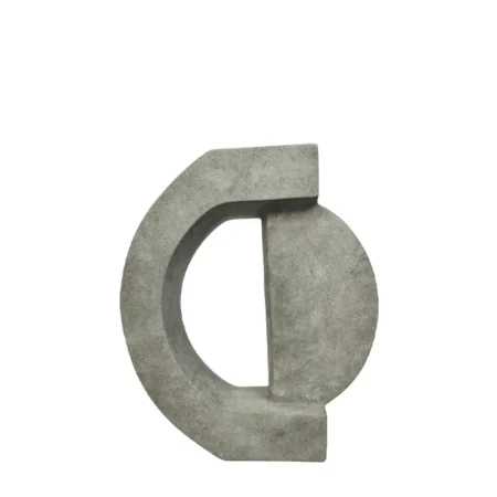 ΚΕΡΑΜΙΚΟ ΒΑΖΟ ΓΚΡΙ ΠΕΤΡΑΣ ΜΙΝΙΜΑΛ - 23.5x9x27.5cm 8/ΚΙΒ - Κασπω