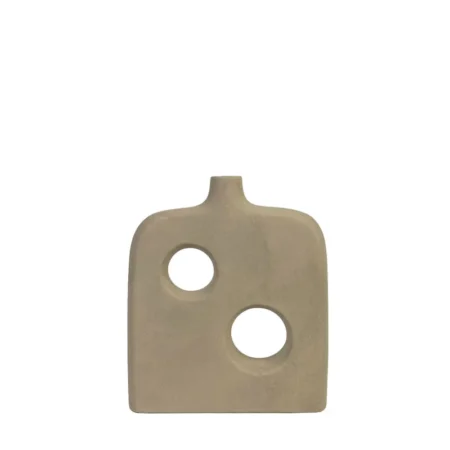 ΚΕΡΑΜΙΚΟ ΒΑΖΟ ΜΙΝΙΜΑΛ ΜΠΕΖ ΑΜΜΟΥ - 22.5x5.5x25.5cm 16/ΚΙΒ - Κασπω