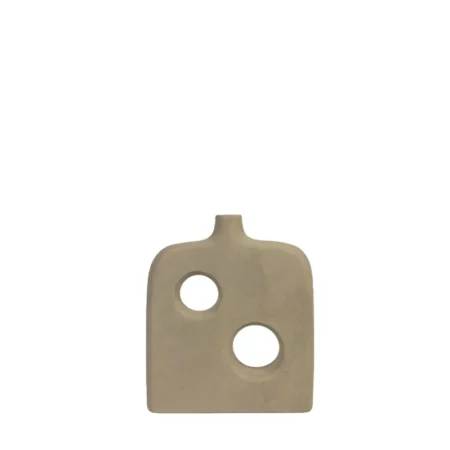 ΚΕΡΑΜΙΚΟ ΒΑΖΟ ΜΙΝΙΜΑΛ ΜΠΕΖ ΑΜΜΟΥ - 18.5x4x20.5cm 32/ΚΙΒ - Κασπω