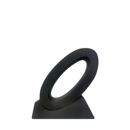 ΚΕΡΑΜΙΚΟ ΒΑΖΟ ΜΙΝΙΜΑΛ ΜΑΥΡΟ ΣΚΟΥΡΙΑΣ - 26x8x26.5cm 8/ΚΙΒ - Κασπω
