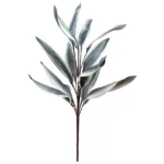 ΚΛΑΔΙ FOAM ME ΦΥΛΛA ΓΚΡΙ/ΜΠΛΕ ΜΕΤΑΛΛΙΚO - Y85cm 12/60ΚΙΒ