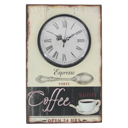 ΞΥΛΙΝΟ ΔΙΑΚΟΣΜΗΤΙΚΟ ΩΡΟΛΟΪ/ΤΖΑΜΙ - COFFEE 23x36cm  8/KIB - Κασπω